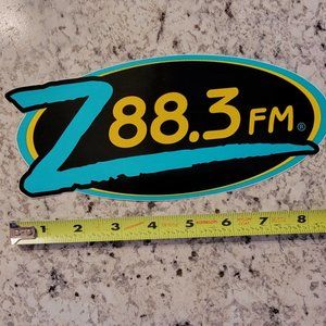Radio Station Vinyl Sticker